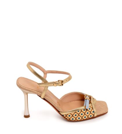 Дамски златисти сандали ALBANO