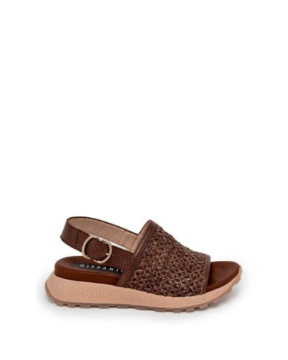 Дамски кафяви сандали HISPANITAS