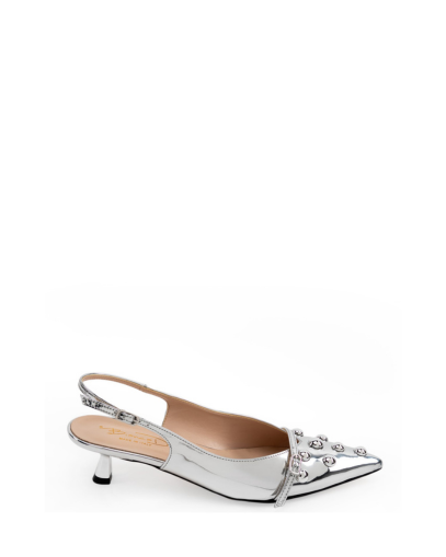 Дамски сребристи обувки BIANCA DI
