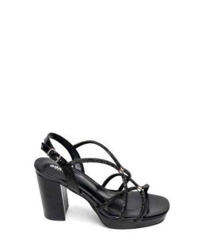 Дамски черни елегантни сандали ADAM'S