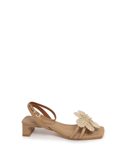 Дамски бежови сандали ANGEL ALARCON