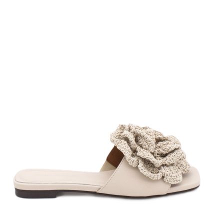 Дамски бежови чехли ANGEL ALARCON