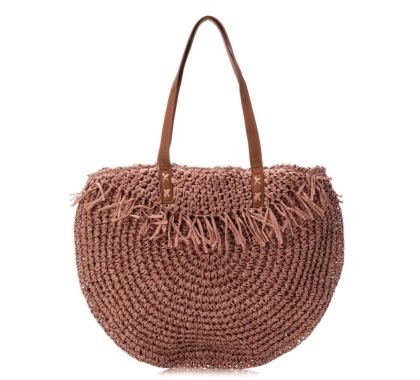 Дамска плетена чанта рафия REFRESH