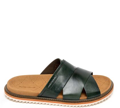 Мъжки зелени чехли AMBITIOUS