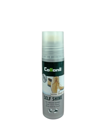 Безцветна течна гланцираща боя за кожени обувки COLLONIL Self shine