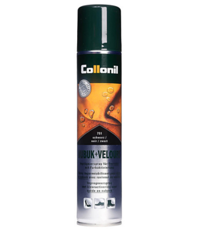 Черен спрей за набук и велур COLLONIL