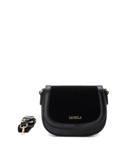 Дамска черна чанта CARMELA