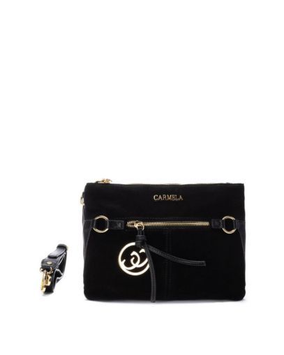 Дамска черна чанта CARMELA