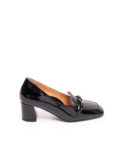 Дамски черни обувки лак DFC RELAX