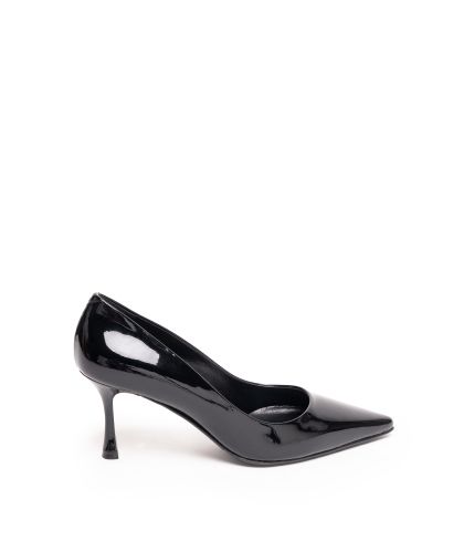 Дамски черни обувки лак ALBANO