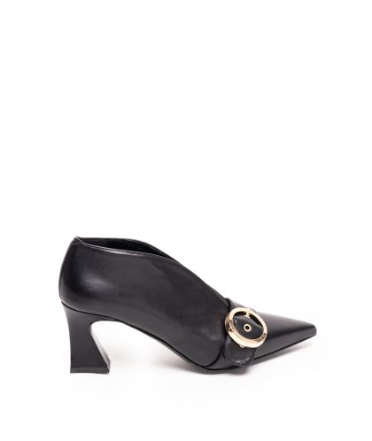 Дамски черни кожени обувки ALBANO