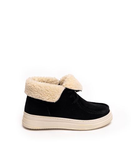 Дамски велурени боти с вълна SAFE STEP