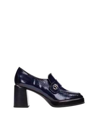 Дамски тъмносини обувки HISPANITAS лак