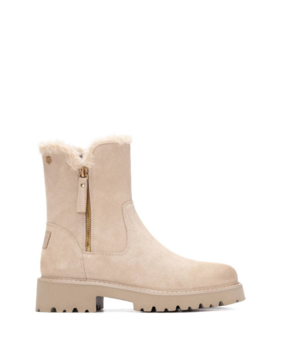 Дамски бежови боти CARMELA