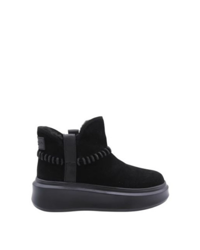 Дамски черни велурени боти TOSCA BLU