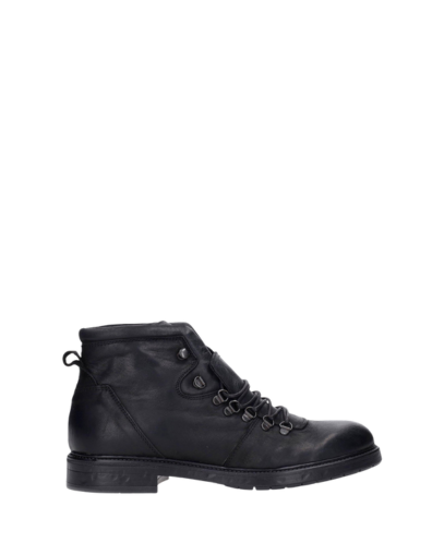 Мъжки черни кожени боти KEBO