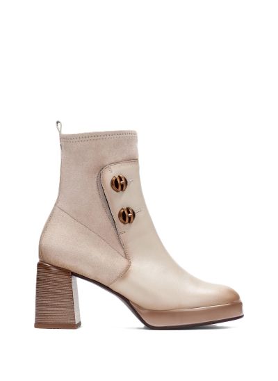 Дамски бежови боти HISPANITAS