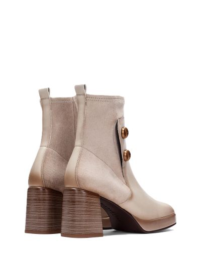 Дамски бежови боти HISPANITAS