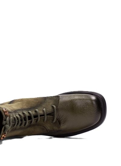 Дамски масленозелени боти HISPANITAS