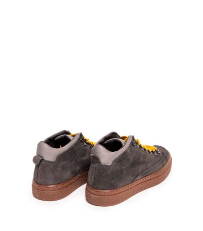 Мъжки тъмносиви велурени боти KEBO