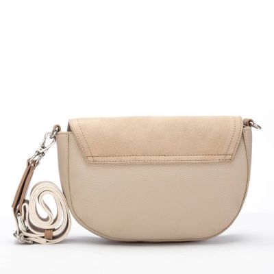 Дамска бежова чанта CARMELA