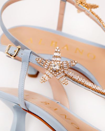 Дамски светлосини сандали ALBANO