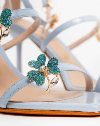 Дамски светлосини сандали ALBANO