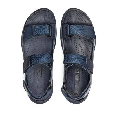 Мъжки кожени сини сандали PIKOLINOS