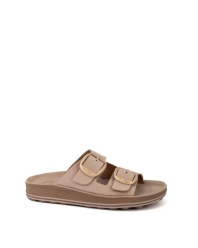 Дамски кожени чехли FANTASY