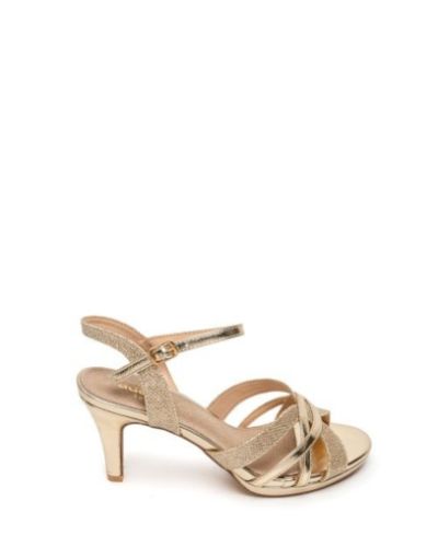 Дамски златисти елегантни сандали ADAM'S