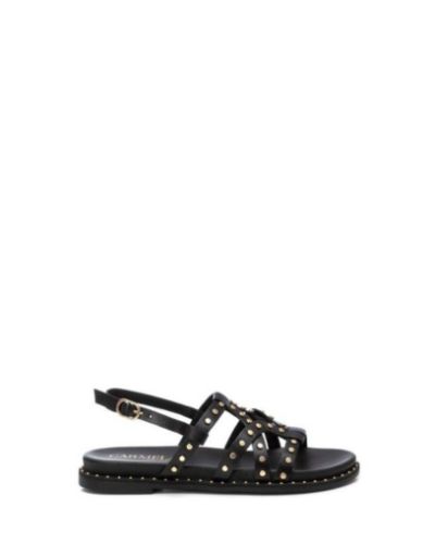 Дамски черни ежедневни сандали CARMELA