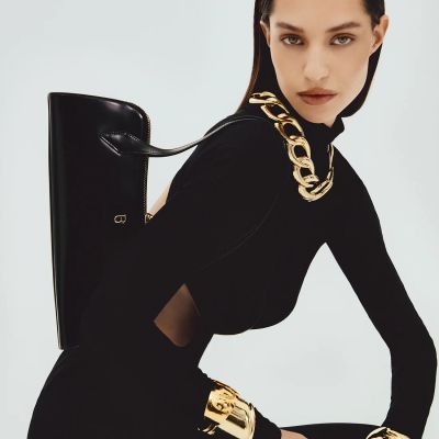 Дамска черна чанта TOSCA BLU