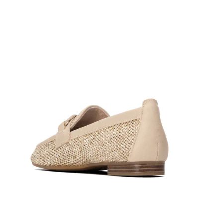 Дамски бежови мокасини CARMELA