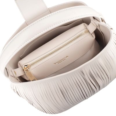 Дамска бежова чанта TOSCA BLU