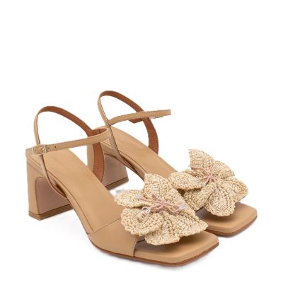 Дамски бежови сандали ANGEL ALARCON