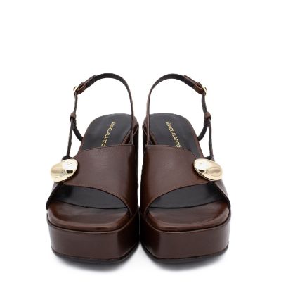 Дамски кафяви сандали ANGEL ALARCON