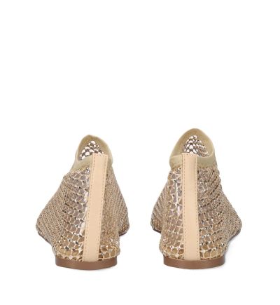 Дамски златисти балерини EXE