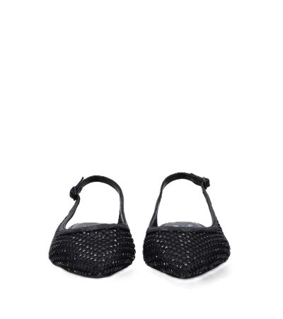 Дамски черни балерини EXE