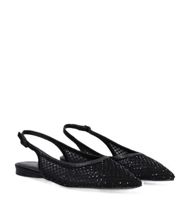 Дамски черни балерини EXE