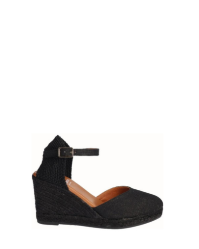 Дамски черни еспадрили VIGUERA