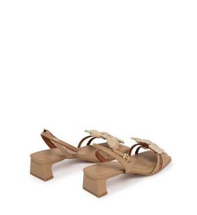 Дамски бежови сандали ANGEL ALARCON