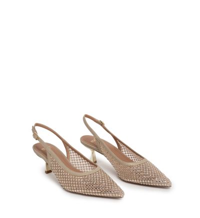 Дамски златисти обувки EXE