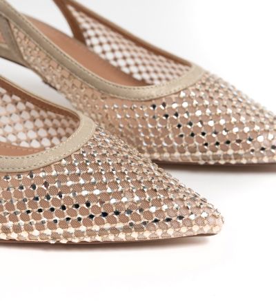 Дамски златисти обувки EXE