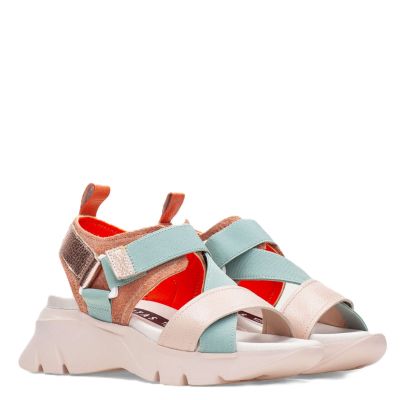 Дамски спортни кожени сандали HISPANITAS