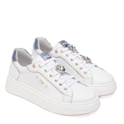 Дамски спортни обувки с брошки NeroGiardini