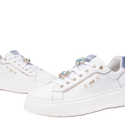 Дамски спортни обувки с брошки NeroGiardini