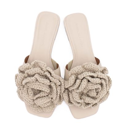 Дамски бежови чехли ANGEL ALARCON