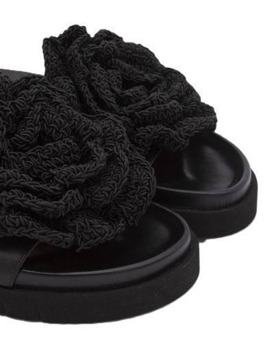 Дамски черни чехли ANGEL ALARCON