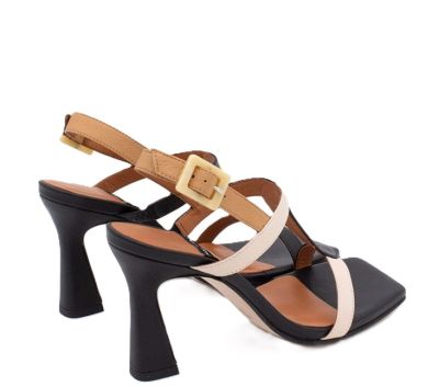 Дамски кожени сандали на ток ANGEL ALARCON