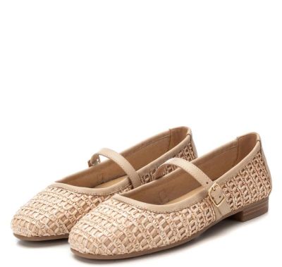 Дамски бежови балерини CARMELA